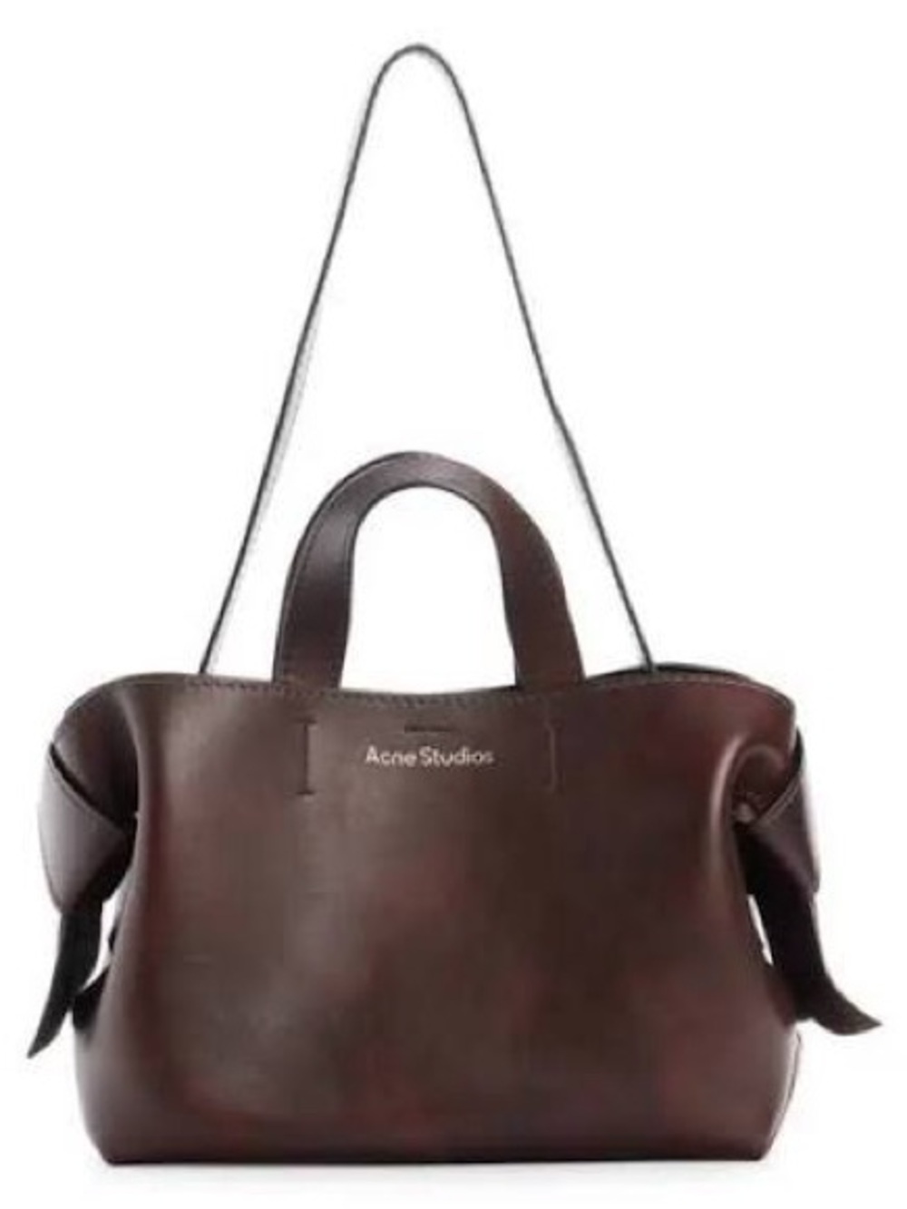 Acne Studios Musubi Large in Dark Brown Leather Messenger Bag - Excellent condit